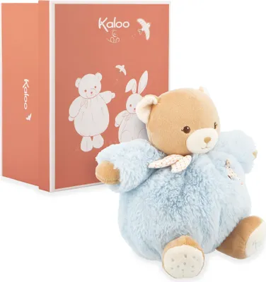 Image de Kaloo Patapouf Ours Bleu - 17 cm
