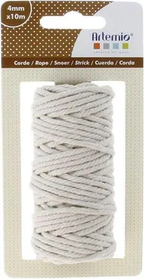 Image de Fil de coton pour macramé 10 m- Beige