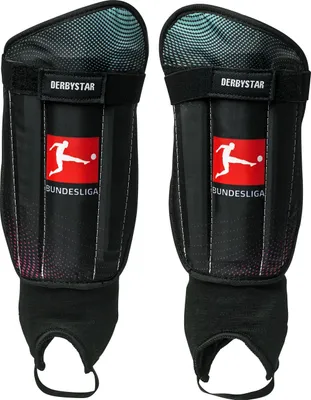 Produktbild von DERBYSTAR Bundesliga Schienbeinschoner Protect schwarz/grün XXS