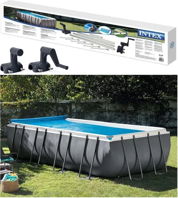 Produktbild von INTEX 28051 - Solar-Abdeckrolle - für Pools 274 - 488cm
