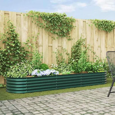 Obrázek produktu pro Maison Exclusive - Zvýšený záhon zelený 320 x 80 x 44 cm ocel