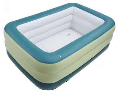 Produktbild von Aufblasbarer Pool für Kinder und Erwachsene, PVC, verdickt, 3-lagig, oberirdisch, zum Aufblasen, Schwimmen, Sommer, Wasser, Party, Hinterhof, Garten,