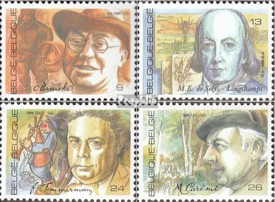 Produktbild von Briefmarken Belgien 1986 Mi 2277-2280 (kompl.Ausg.) postfrisch Bedeutende Persönlichkeiten