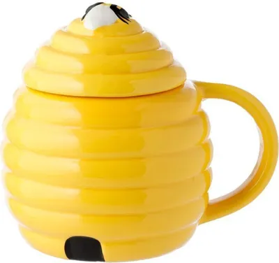 Produktbild von Bienenstock Kaffeebecher mit Deckel
