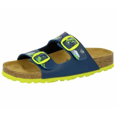 Produktbild von Lico Bioline Motru Jungen Pantolette in Blau, Größe 34