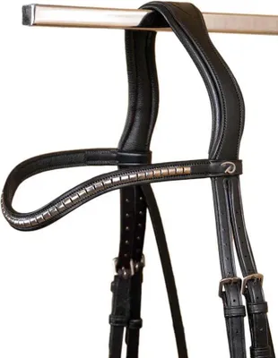Immagine prodotto di Dyon New English Collection Silver Clincher V-shaped Stirnriemen Schwarz Full Schwarz Full