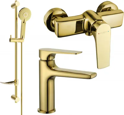 Produktbild von Mexen Lynx DF40 Brausegarnitur, Gold - 745904DF40-50