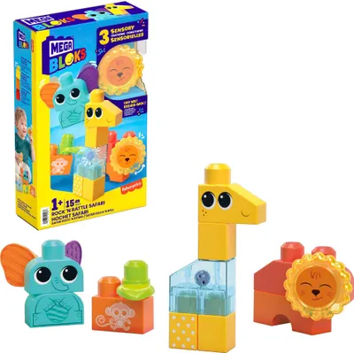 Zdjęcie produktu dla Mega Bloki Fisher Price Rock'N Rattle Safari