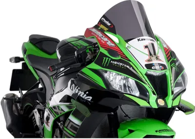Image de Ecran PUIG r-racer fumé foncé homologué ABE pour Kawasaki