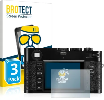 Produktbild von 3x BROTECT Entspiegelungs Schutzglas für Leica M (Typ 240) Schutzfolie Panzer Folie Glas Display Schutz matt