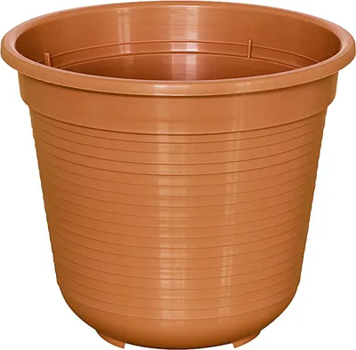Immagine prodotto di GELI Vaso da Fiori Standard 14cm in Terracotta: Eleganza Naturale per la Casa