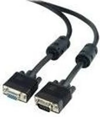 Produktbild von Gembird CC-PPVGAX-10-B, 3 m, VGA (D-Sub), VGA (D-Sub), Männlich, Weiblich, Schwarz