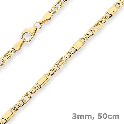 3mm-Tigeraugenkette-aus-585-Gelbgold-50cm