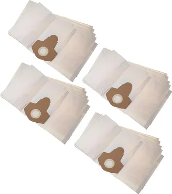 Produktbild von vhbw 20x Staubbeutel kompatibel mit AquaVac 58120205 Boxter 20 S Staubsauger - 20 l Füllvolumen 31cm x 18,5cm Weiß