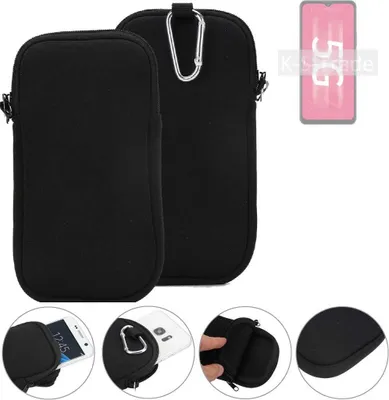 Produktbild von K-S-Trade Neopren-Hülle Handyhülle kompatibel mit ZTE Blade 20 5G Schutzhülle Neoprenhülle Sleeve Schutz-Hülle Gürtel Tasche Case Holster