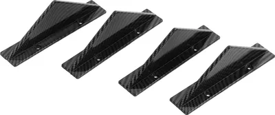 Produktbild von Universelles Heckstoßstangen-Lippendiffusor-Set, schwarzer Spoiler, modifiziertes Auto-Styling-Zubehör