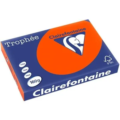 Produktbild von Clairefontaine Trophee 1031C Papier Ziegelrot 160g/m² DIN-A3 - 250 Blatt