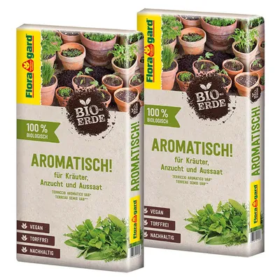 Produktbild von Floragard Torffreie Anzucht-Erde "Aromatisch", 80 L