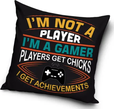 Immagine prodotto di Cuscino decorativo I'm a gamer 40X40 cm