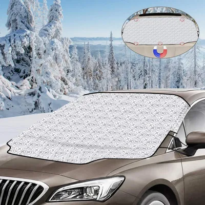 Produktbild von Frontscheibenabdeckung Auto Magnetische Fixierung Faltbar 147 x 116 cm