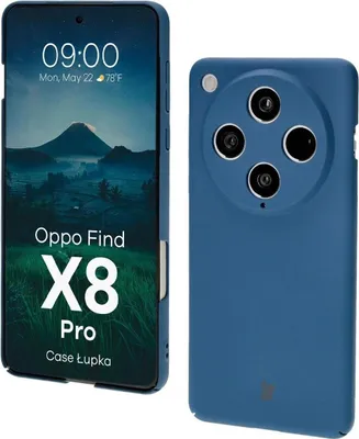 Produktbild von Bizon Case Lupka Oppo Find X8 Pro blau