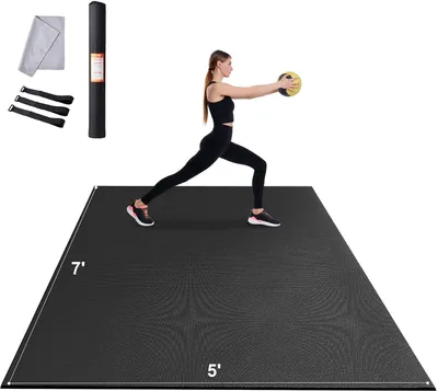 Produktbild von Trainingsmatte Rutschfeste Yogamatte Fitnessstudio Gymnastikmatte 2,1x1,5m