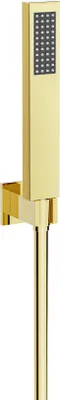 Produktbild von Mexen R-02 Kopfbrausegarnitur mit Regenbrause und Thermostatmischer, Gold - 785005050-50
