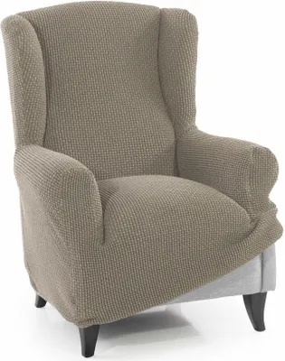 Produktbild von SOFASKINS® 1-Sitzer-Sofa-Bezug, Super dehnbarer Sofa-Bezug, exklusiver Design-Sofa-Bezug, atmungsaktiv und langlebig, einfach zu passender Sofa-Bezug de. Größe 70-110 cm. Farbe Leinen