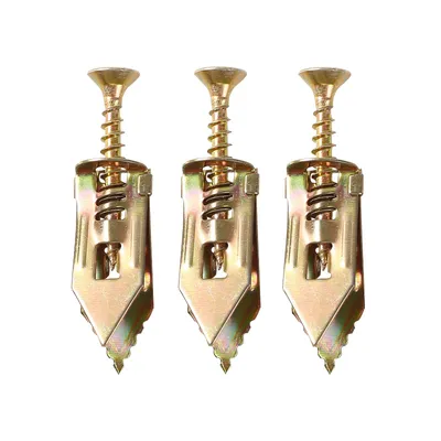Produktbild von 50 Stück 12x40mm Selbstbohrende Ankerschrauben Dübel Dehnschrauben Set für Wandschränke