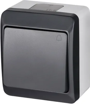 Produktbild von IP44 Aufputz ANTRA Taster Klingel 0337-07