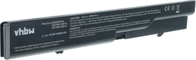Produktbild von vhbw Akku kompatibel mit HP ProBook 4320s, 4321s, 4420s, 4421s, 4325s, 4326s, 4425s, 4520s, 4525s Notebook (4400 mAh, 11,1 V, Li-Ion)