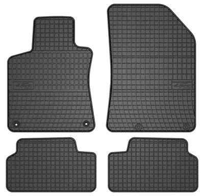 Produktbild von Gummi-Fußmatten für Peugeot 308 II 2013-2021 (Schrägheck) – 4-tlg, Schwarz, passgenau – Wielganizator SolidPRO