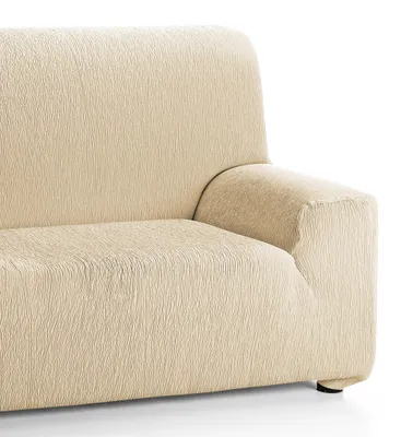 Obrázek produktu pro Martina Home Emilia, elastický potah na pohovku pro 4 osoby, béžová barva, šířka 220 až 260 cm