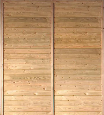 Produktbild von Seitenwand Karibu 180 x 200 cm, kesselduckimprägniert