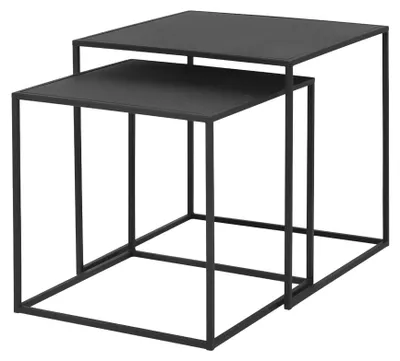 Image de blomus FERA, lot de 2 tables d'appoint, table basse, table d'appoint, table de salon, acier, 65750