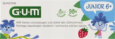Zdjęcie produktu dla GUM Junior Monster, 50 ml, Dzieci, Żelowy, 7 lat(a), 12 lat(a)