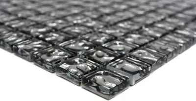 Produktbild von Handmuster Glasmosaik Mosaikfliese Fliesenspiegel Wandfliese Wandverkleidung Küchenrückwand MOS78-8BS4_m