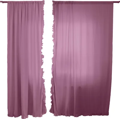 Obrázok produktu pre Záclona Záves Okenný S Volánom Do Obývačky Spálňa 150X250 Cm Retro Ružová