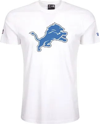 Produktbild von New Era Herren T-Shirt NFL Detroit Lions Logo weiß XL
