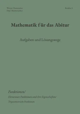 Produktbild von Mathematik für das Abitur