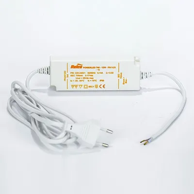 Produktbild von LED Treiber Konstantstrom 700 mA – 12 W | 220–240 V | IP66 | Relco RN1425 Weiß