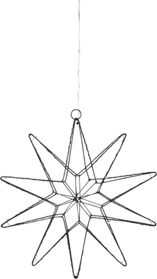 Produktbild von Markslöjd LED Hängestern Gleam Eisen Ø 30 cm schwarz