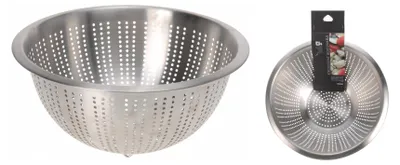 Produktbild von EXCELLENT HOUSEWARE Durchschlag Küchensieb aus Stahl Sieb 28 cm