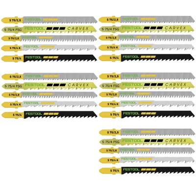 Produktbild von Festool Stichsägeblatt-Set STS-Sort/25 W | 204275