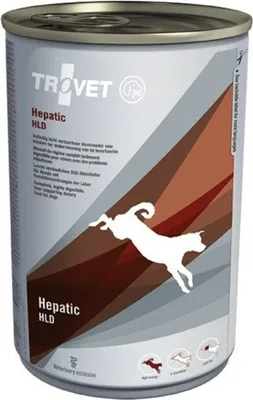 Zdjęcie produktu dla Trovet HLD Hepatic dla psa puszka 400g