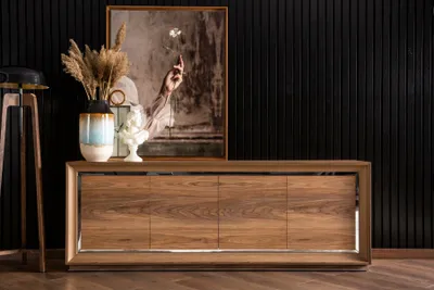 Immagine prodotto di Cassettiera marrone credenza mobile buffet credenza 218cm