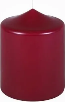Produktbild von Premium Stumpenkerzen Bordeaux 100 x 80 mm, 1 Stück