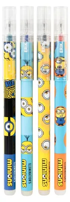 Immagine prodotto di Set di 4 matite cancellabili a tema Minions