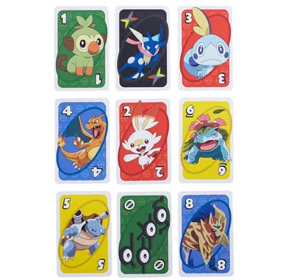 Produktbild von Mattel Games UNO Pokemon, Kartenspiel, Gesellschaftsspiel, Familienspiel