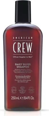 Zdjęcie produktu dla American Crew Daily Silver Shampoo szampon do włosów siwych 250 ml